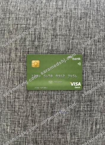 Czech Air Bank visa debit card photolook front